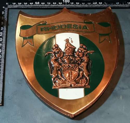 ORIGINAL RHODESIA PLAQUE