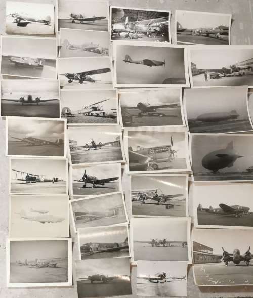 ORIGINAL WW2 SAAF PHOTO LOT WITH SOME RARE AIRCRAFT TYPES