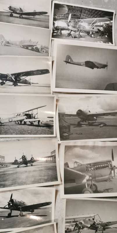 ORIGINAL WW2 SAAF PHOTO LOT WITH SOME RARE AIRCRAFT TYPES