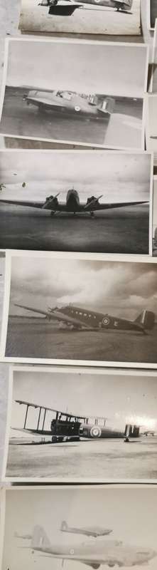 ORIGINAL WW2 SAAF PHOTO LOT WITH SOME RARE AIRCRAFT TYPES