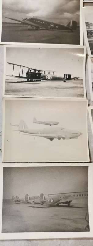 ORIGINAL WW2 SAAF PHOTO LOT WITH SOME RARE AIRCRAFT TYPES