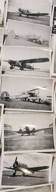 ORIGINAL WW2 SAAF PHOTO LOT WITH SOME RARE AIRCRAFT TYPES