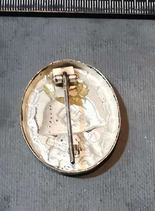 GERMAN WOUND BADGE IN SILVER WITH CERTIFICATE