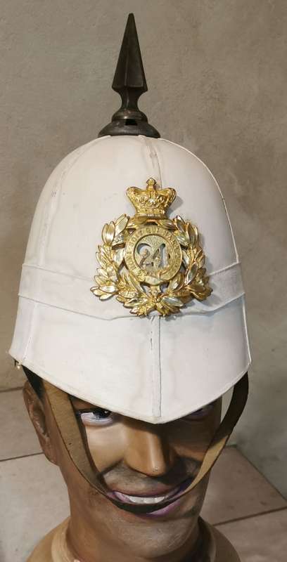 ZULU DAWN Movie Costume Prop 24th Foot Helmet