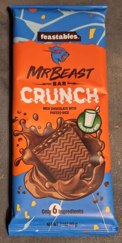 FEASTABLES MR BEAST CRUNCH CHOCOLATE BAR
