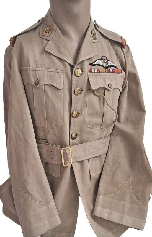 WW2 SOUTH AFRICAN AIR FORCE OFFICERS PILOT TUNIC With STOP WATCH