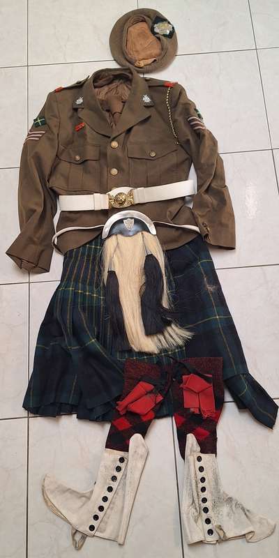 SADF CAPE TOWN HIGHLANDERS UNIFORM