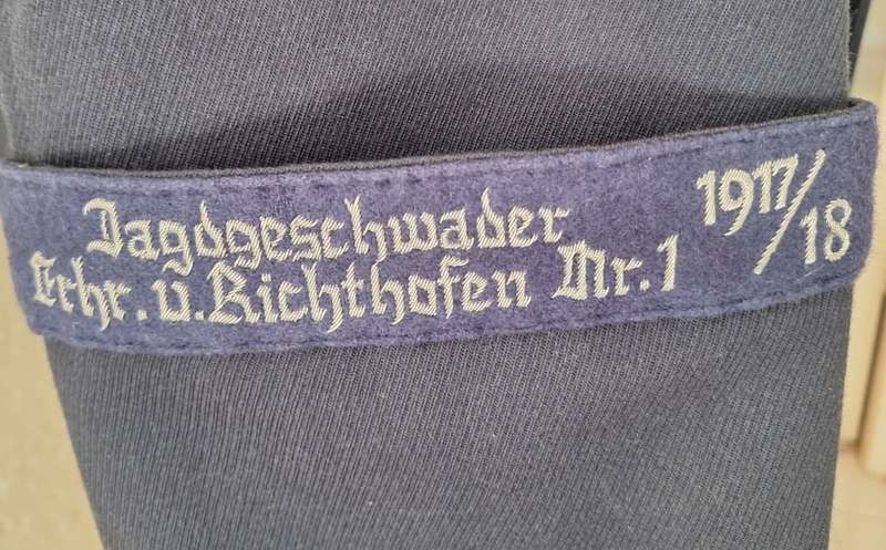 GERMAN REENACTOR/MOVIE COPY  AIR FORCE PILOT OFFICERS UNIFORM WITH AWARDS