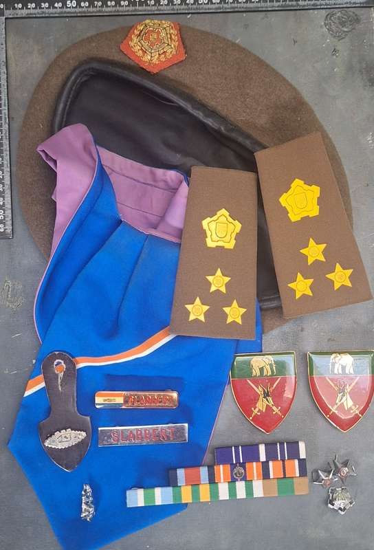 SADF BRIGADIER TOON SLABBERT GROUPING