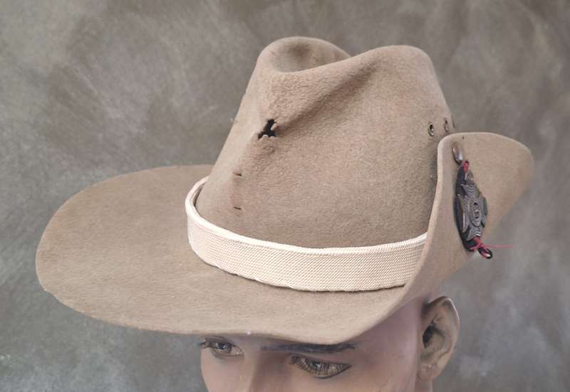 WW2 THE RHODESIAN REGIMENT SLOUCH HAT