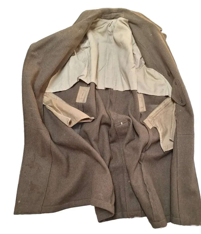 WW2 SOUTH AFRICAN ENGINEER CORPS GREATCOAT ,NORTH AFRICAN /ITALIAN CAMPAIGNS