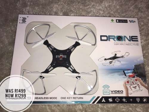 Drone XX9 2.4 GHz 6 CH RC WIFI Quad-copter