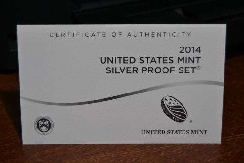 2014 United States Mint Silver Proof Set