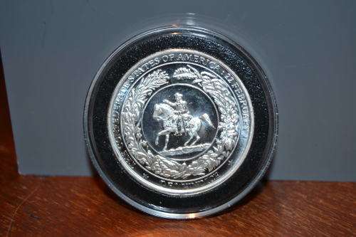 General Stonewall Jackson 1oz .999 Silver Token