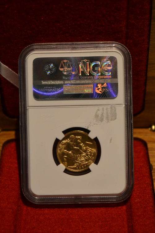 1927 S African Gold Sovereign