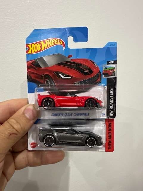 Hotwheels Corvette C7 Z06 Combo