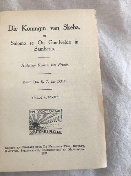 Die Koningin van Skeba - Ds.S.J.Du Toit