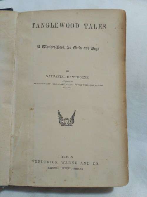 Tanglewood Tales - Nathaniel Hawthorne