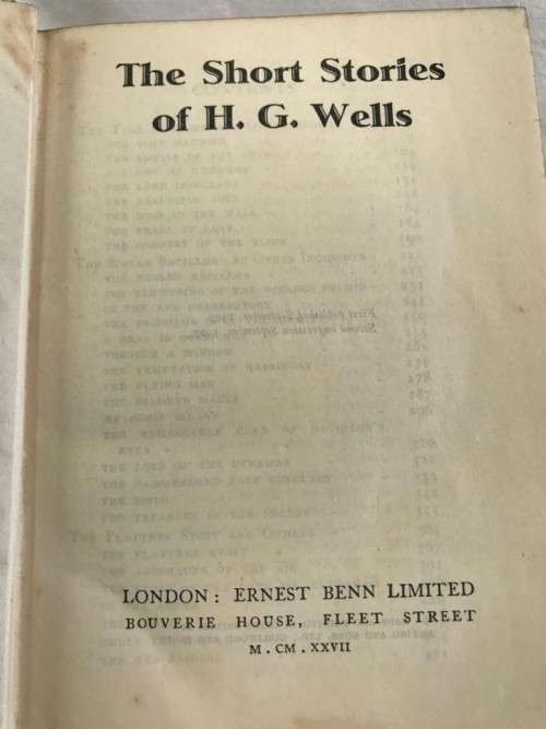 The Short Stories of H.G.Wells - H.G.Wells