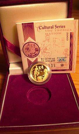 LOW LOW START >> SCARCE THE TSONGA NATION CULTURAL SERIES 2003 - ONLY 348 MINTED >> REDUCED PRICE**
