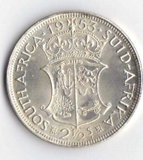 1953 2 1/2 SHILLING @@ FAB COIN @@