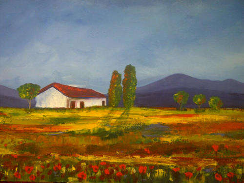 TANIA RICCARDI - LARGE LANDSCAPE ON AUCTION