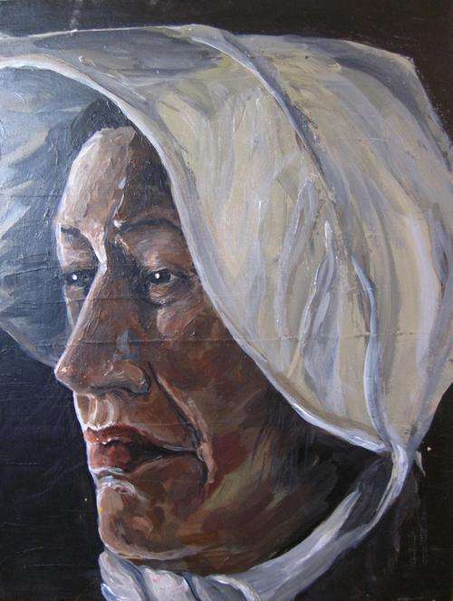 SA Artist-NDowning-Voortrekker Self portrait 3-Acrylic on Board