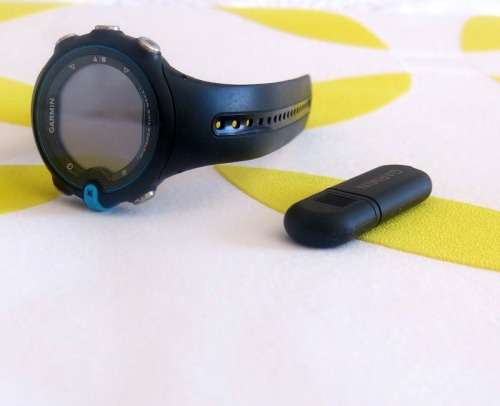 Garmin swim watch with dongle