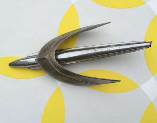 1950 Mercury Airplane Hood Ornament  car badge grille emblem decoration road transport collectible antique