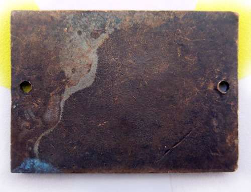machine identification plate