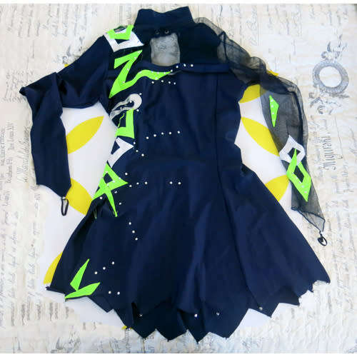 Girl's rhythmic gymnastics dress  (size 30, 12 - 14 yrs)