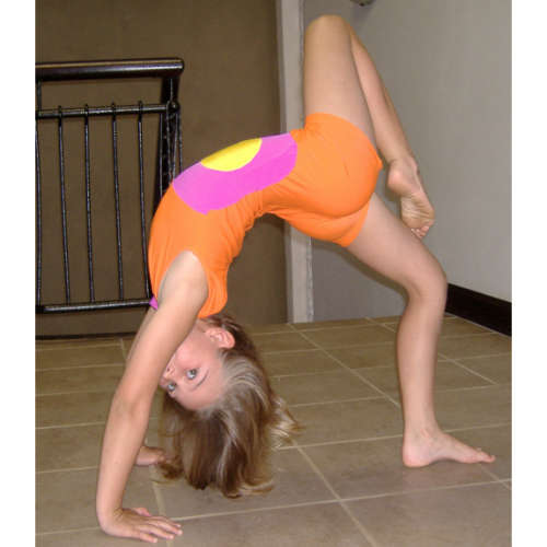 Girls dance / gymnastics / acrobatics unitard / leotard (7-8 years)