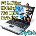 Acer Aspire 1670, 3.2GHz/800MHz 1MB, 768MB, 80GB, DVD-RW, WIFI