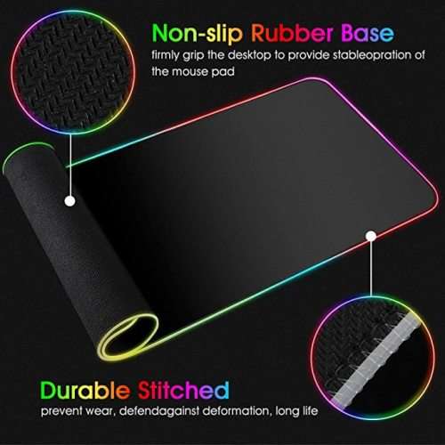 90 x 40 cm RGB Gaming Mouse Pad + 4 USB Port Hub