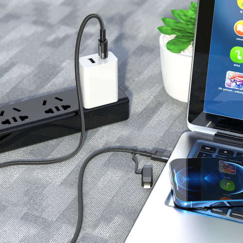 HOCO 60000mAh Fast Charging 22.5W QC3.0 LED Power Bank - Black - ( COMBO)