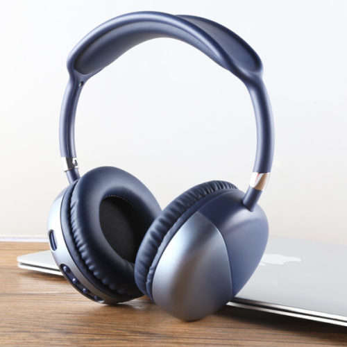 AKZ Noise Cancelling Wireless Bluetooth Headphone - MAX 11 - Blue