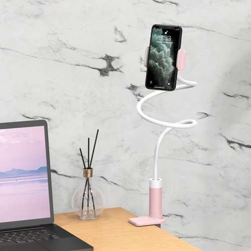 HOCO PH23 Cell Phone Holder Flexible Gooseneck Clamp Mobile Mount Lazy Bracket Stand-