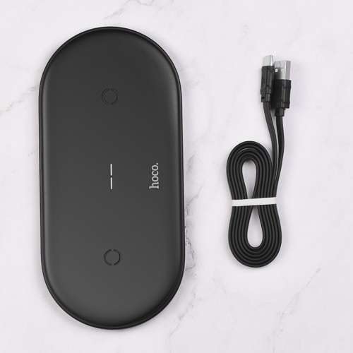 Hoco Wireless charger CW23 Dual power tabletop charging dock