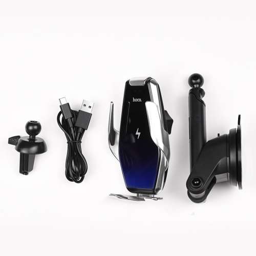 Hoco Wireless Fast Charger in Car Holder GG-S14