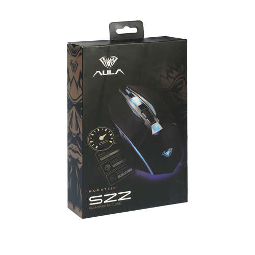 AULA S22 GAMING MOUSE 7 BUTTON PROGRAMMABLE MOUSE WITH LED LIGHT