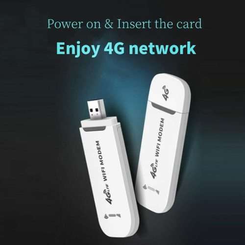 4G LTE USB Modem Network Adapter with WiFi Hotspot & Sim Card Slot