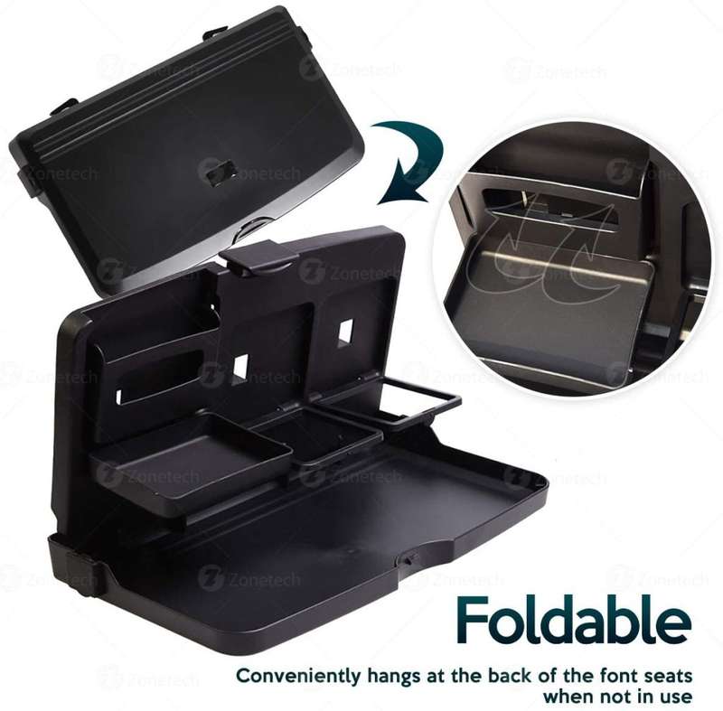 Multi-Functional Portable Foldable Backseat Car Tray