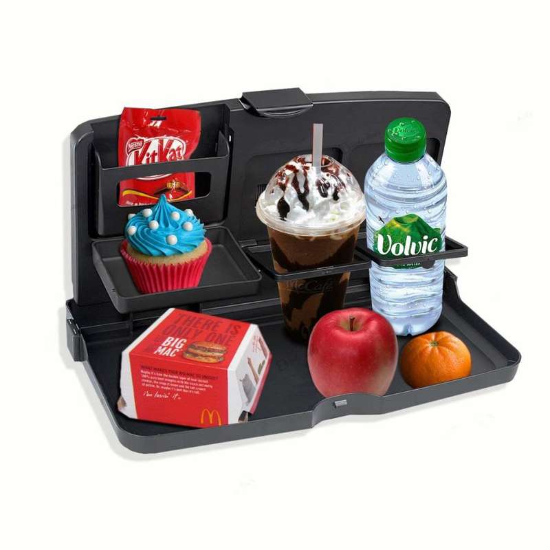 Multi-Functional Portable Foldable Backseat Car Tray