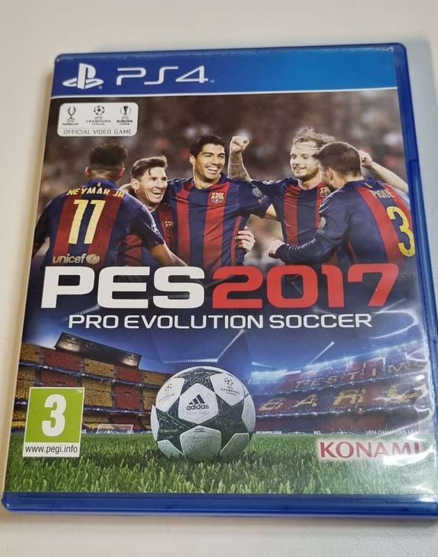 PS4 Game PES 2017 Pro Evolution Soccer