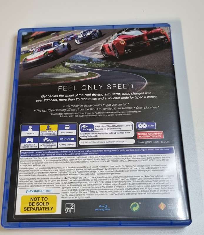 PS4 Game Gran Turismo Sport