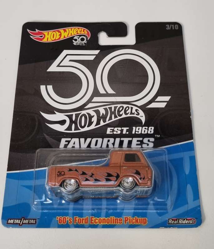 Hot Wheels Premium 60`s Ford Econoline Pickup 50 Anniversary