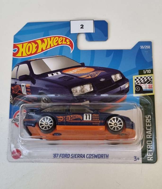 Hot Wheels 87 Ford Sierra Cosworth Blue