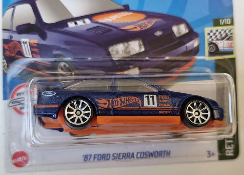 Hot Wheels 87 Ford Sierra Cosworth Blue