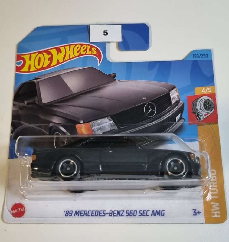 Hot Wheels 89 Mercedes-Benz 560 SEC AMG
