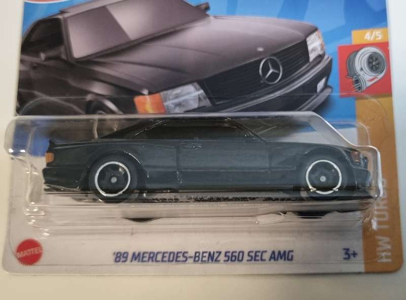 Hot Wheels 89 Mercedes-Benz 560 SEC AMG
